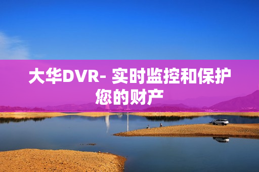 大華DVR- 實時監(jiān)控和保護您的財產