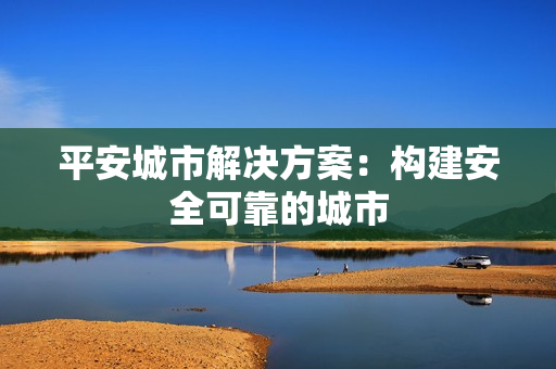 平安城市解決方案：構(gòu)建安全可靠的城市