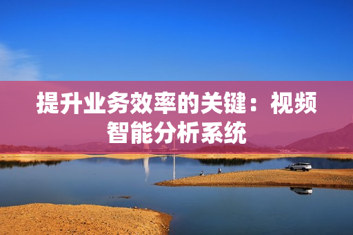 提升業(yè)務效率的關鍵：視頻智能分析系統(tǒng)