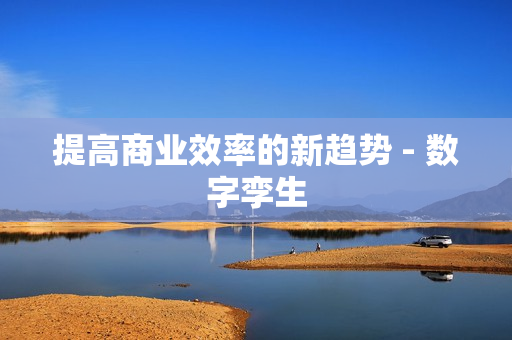 提高商業(yè)效率的新趨勢 - 數(shù)字孿生